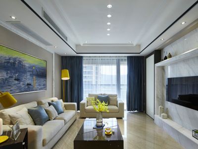 锦绣华城二居88平现代风格装修案例