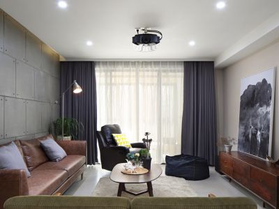 丽景花园二居102平现代风格装修案例