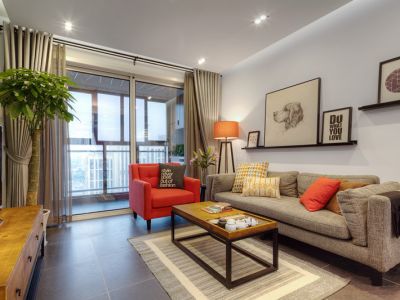 锦绣华城二居102平现代风格装修案例