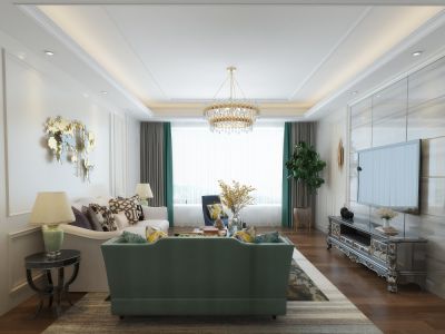 苗圃小区三居106平现代风格装修案例