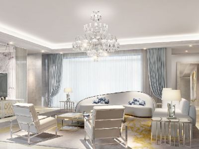 西咸新区金辉崇文府175平米四居欧式风格