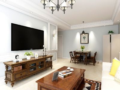 栢悦湾100平米美式风格装修案例