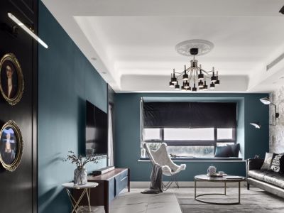 财富一号125平三居室现代简约风格装修案例