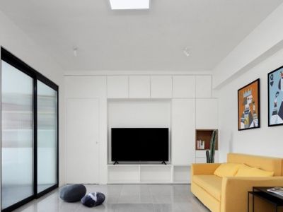 万达帝景苑122平三居室现代简约风格装修案例