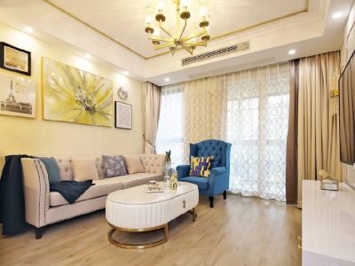 恒大御海天下美式风格三居室装修案例