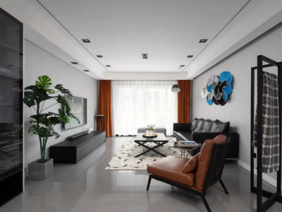 欢乐海岸现代风格143平米装修案例