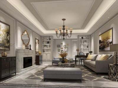 悦珑庄现代风格170平别墅装修案例