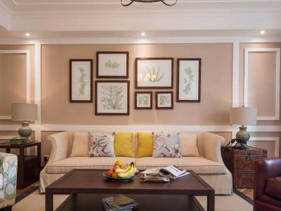 惠福楼休闲田园100平米三室两厅装修案例