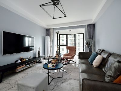 漫栖园现代风格三居室装修案例