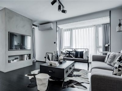 瑧望花园北欧风格三居室装修案例