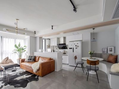 花溪公馆现代风格三居室装修案例