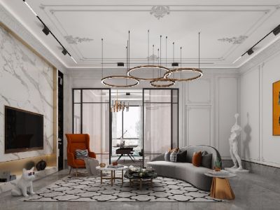 佳兆业壹号现代风格装修案例
