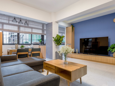 丰华珑远翠珑湾北欧风格116平米三室两厅装修案例