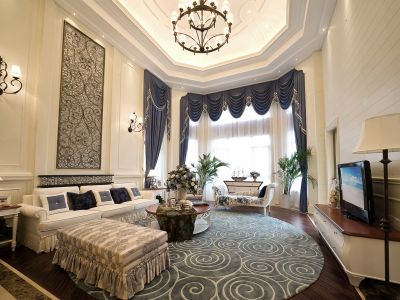 艺境松山湖地中海风格177平米别墅装修案例