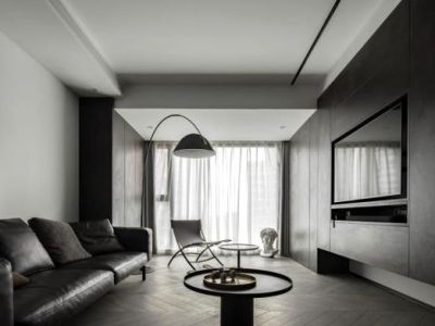 万科大都会现代风格三居室装修案例