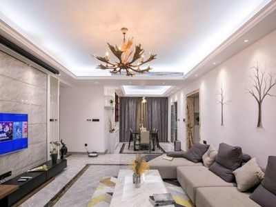 沣华熙城现代风格113平米装修案例