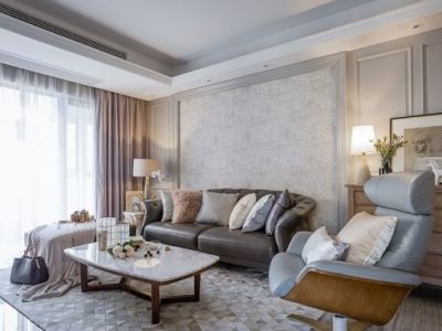 碧桂园国湖美式风格130平米装修案例