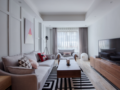 戛纳湾北欧风格112平米四室两厅装修案例