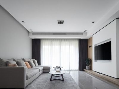 保利和光尘樾现代风格121平米装修案例