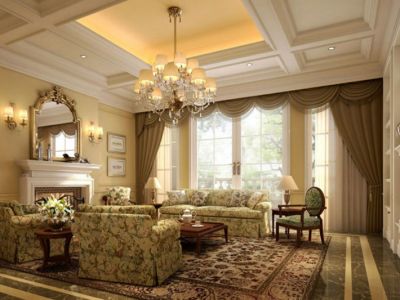 麓山国际260平米混搭风格别墅装修案例