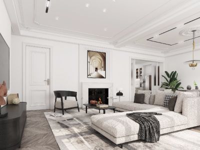 龙溪华庭现代风格装修案例