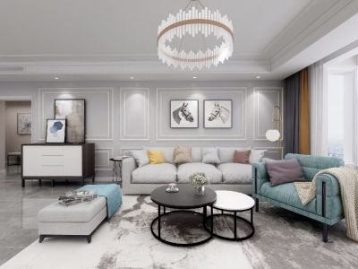 玺樾花园现代风格装修案例