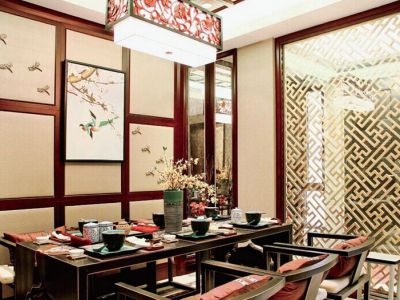 京东壹号198平米三居室中式风格装修案例