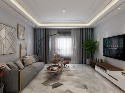 博恩花园现代简约风格装修案例