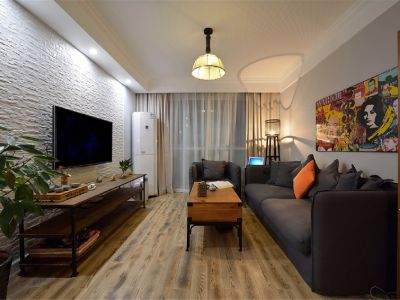 保亿湖风雅园美式风格99平米装修案例