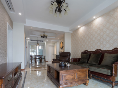 家和时代花园美式风格147平米四室两厅装修案例