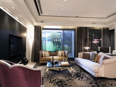 绿地大都会新古典风格143平米四室两厅装修案例