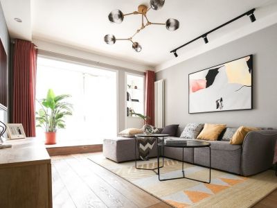 大众新城二居85平现代风格装修案例