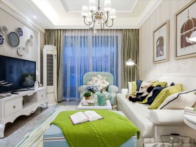 祥瑞府邸三居93平欧式风格装修案例
