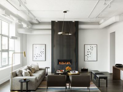 万达秀园136平四居现代风格装修案例