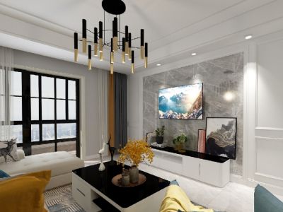 徽创君泊135平米现代简约风格装修案例