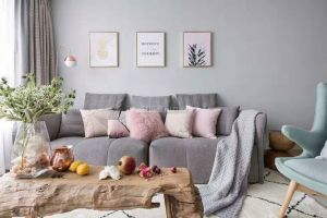 海玥珑府北欧风格88平米装修效果图案例