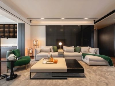 三棵小区三居102平现代风格装修案例