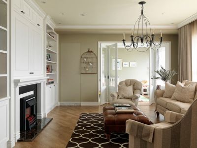 金街小区101平三居美式风格装修案例