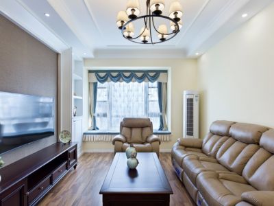 世纪花园112平三居美式风格装修案例