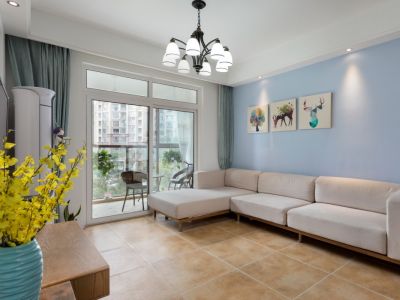 锦绣家园三居101平简约风格装修案例