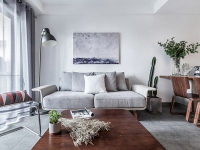 前进家园92平二居现代风格装修案例