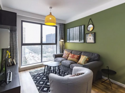 金色江湾82平二居现代风格装修案例