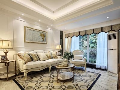 中财雅典城112平三居欧式风格装修案例