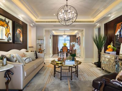 嵩山小区四居137平欧式风格装修案例