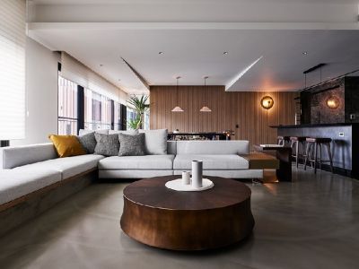 姑苏金茂悦现代风格110平米装修案例