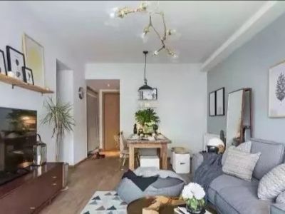 首开金茂熙悦北欧风格89平米装修案例