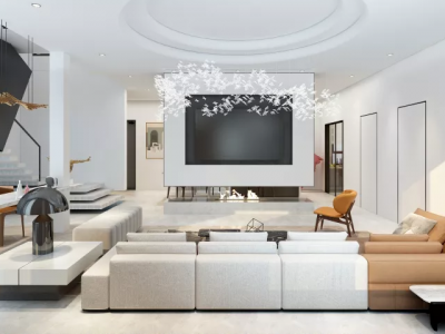 禹洲嘉誉山现代风格116平米装修案例