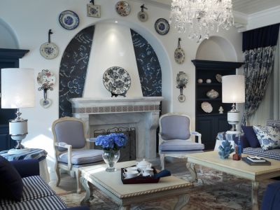 海逸豪庭尚都2区地中海风格178平米别墅装修案例