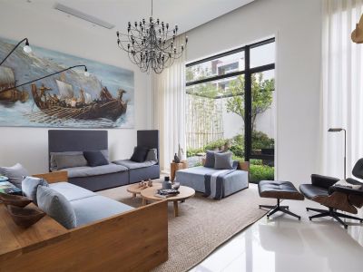 深湾1号现代简约150平米别墅装修案例