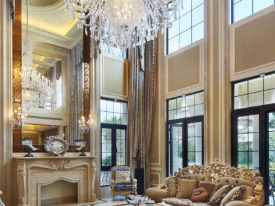 艺境松山湖欧式风格263平米别墅装修案例